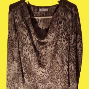 Jennifer Lopez Animal print blouse